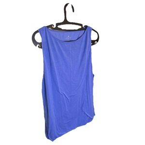 Athleta Tank Top Women Medium Blue Tencel Blend Sleeveless Lightweight‎